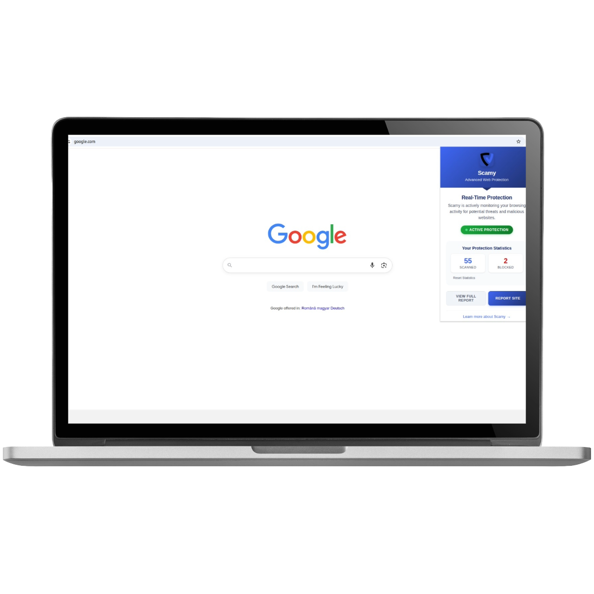 Extension screenshot 1